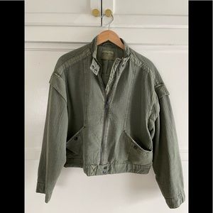 Free People Florence Bomber Jacket